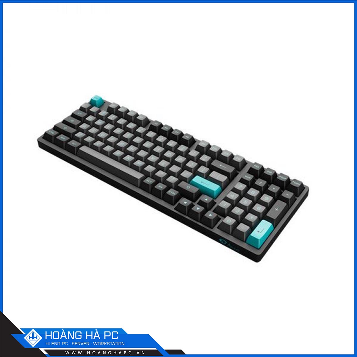 Bàn phím cơ AKKO 3098B Multi-modes Black & Cyan (Akko CS sw - Jelly Pink)-4