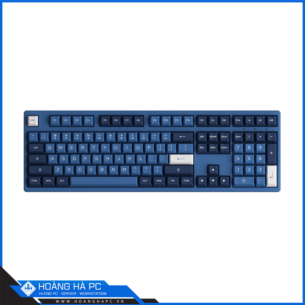 Bàn phím cơ Akko 3108 RF Ocean Star - Cream Blue Switch