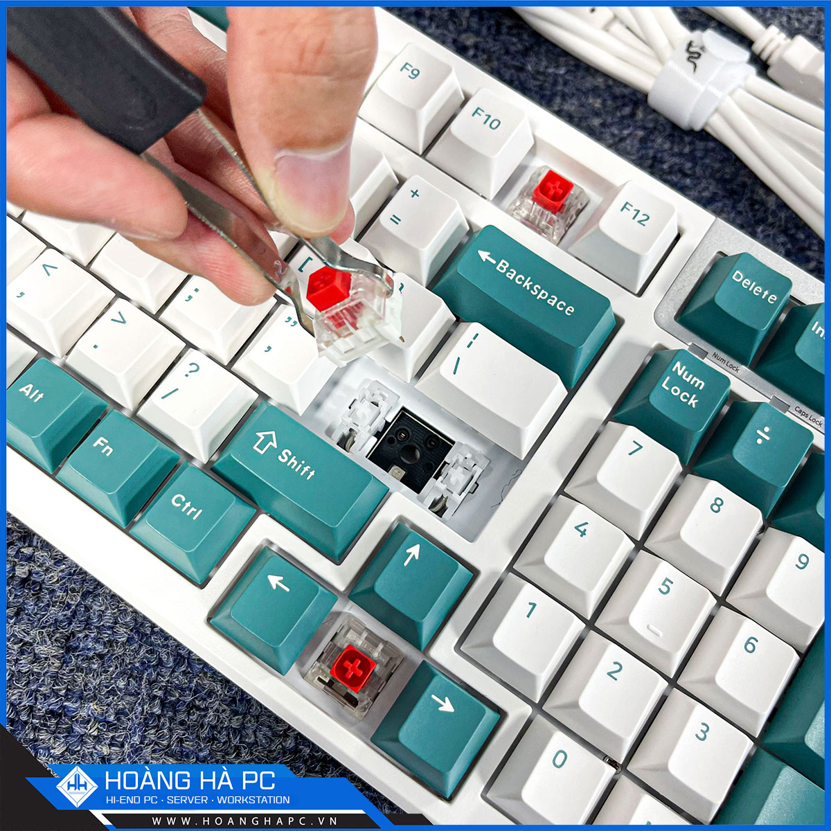 Bàn phím cơ FL-Esports FL980 CPS Aqua Green (Kailh Box Red Switch)-4