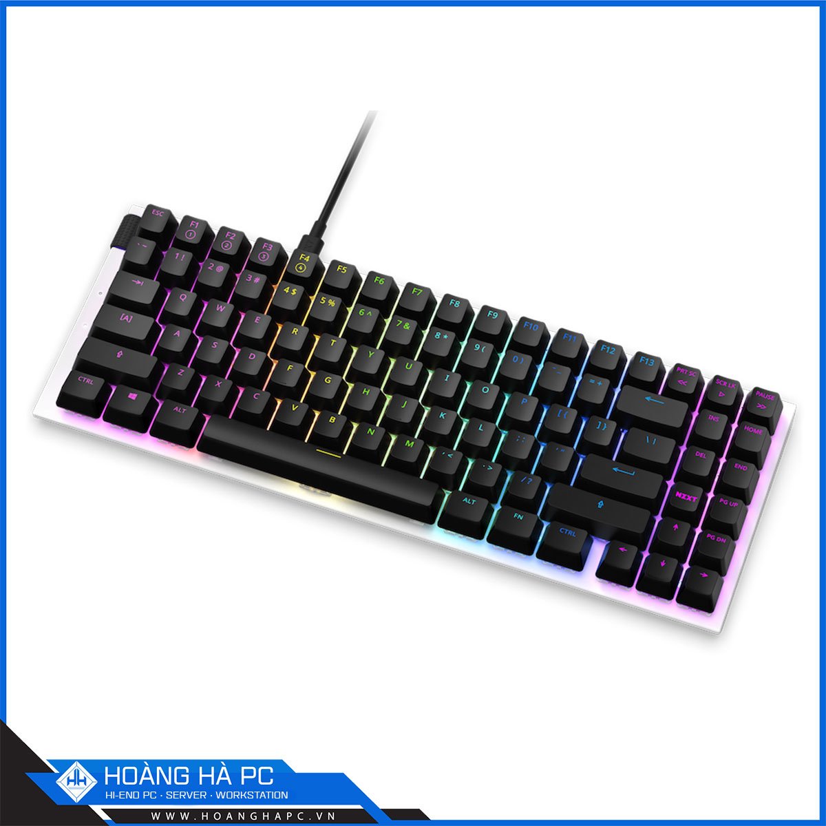 Bàn phím NZXT Function MiniTKL (US English ANSI) White/Red-2