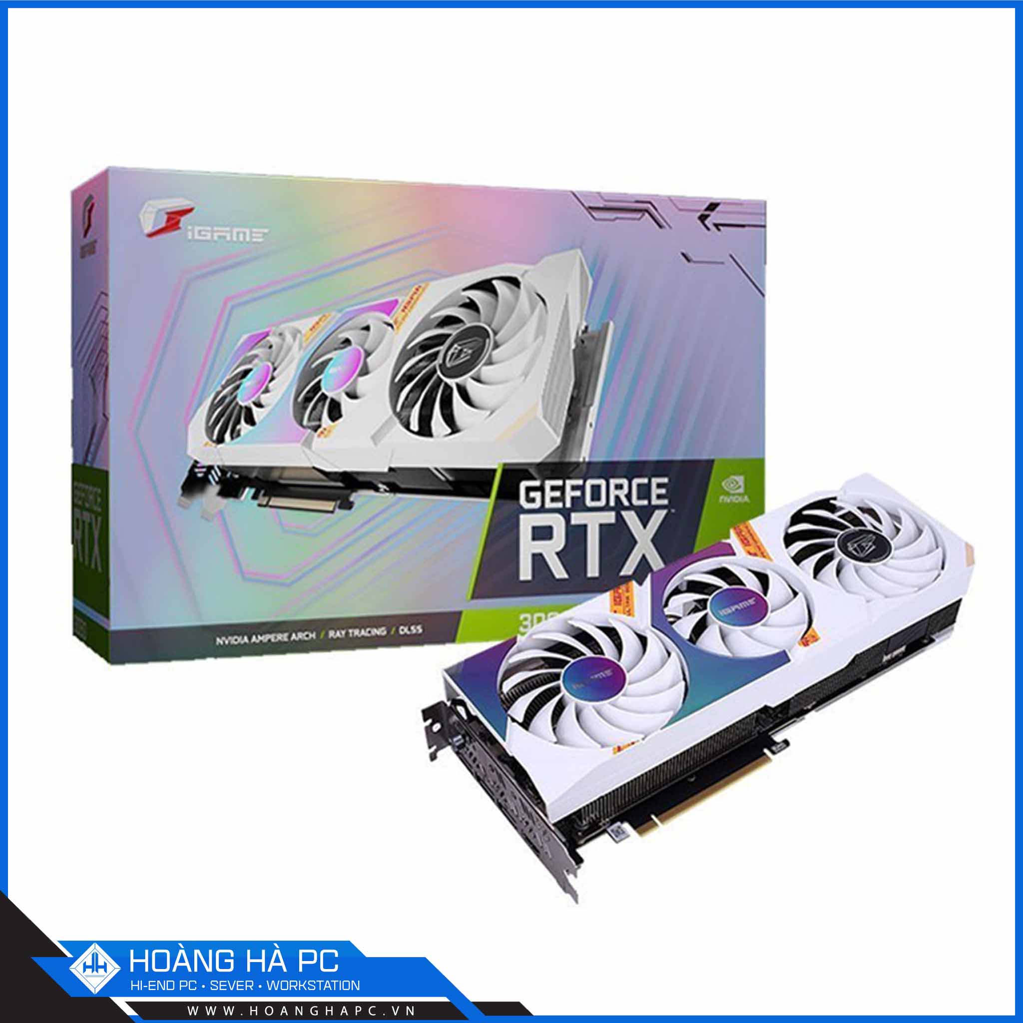 VGA Colorful iGame RTX 3060 Ultra White OC 12G L-V (12GB GDDR6, 192-bit, HDMI +DP, 2x8-pin)