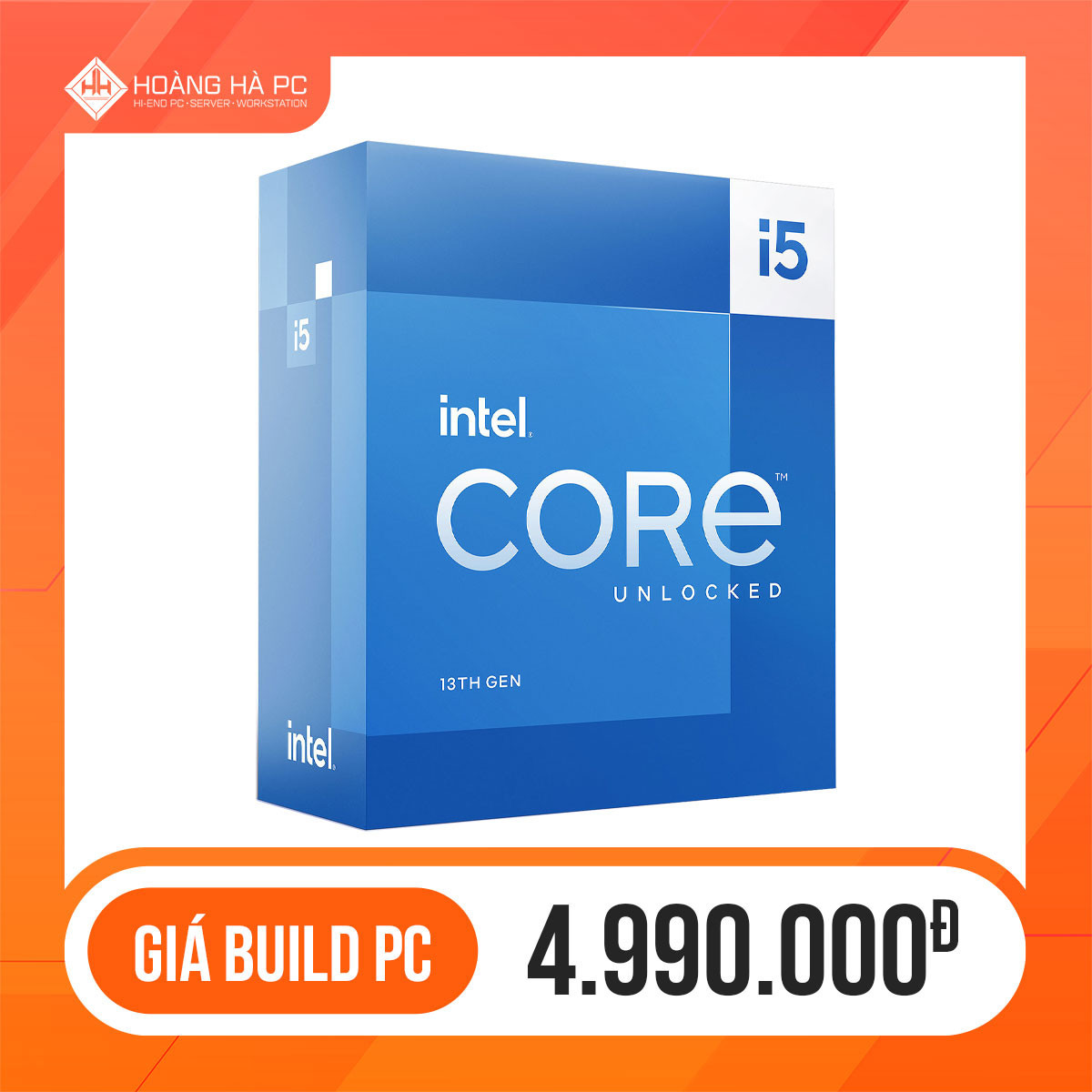 CPU Intel Core i5-13600K (5.1 GHz, 14 Nhân 20 Luồng, 24MB Cache, Raptor Lake)