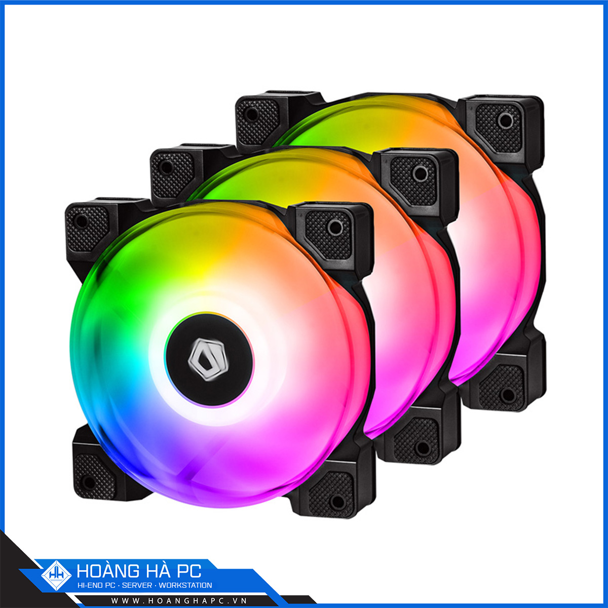 FAN CASE ID-COOLING DF-12025-ARGB TRIO 3pcs Pack-3