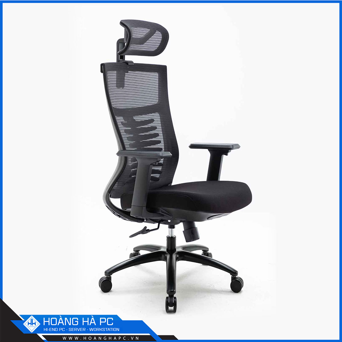 Ghế công thái học WARRIOR WEC502 Plus Black-3