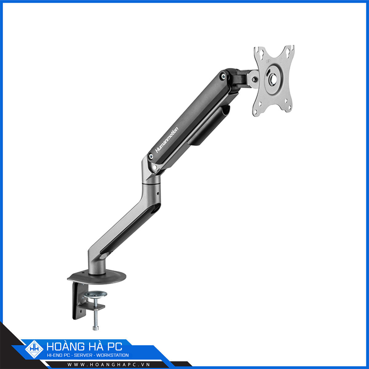 Giá treo màn hình Humanmotion T6 Pro (1 màn hình/ 22 - 32inch/ Xám đen/ Gắn bàn)-4