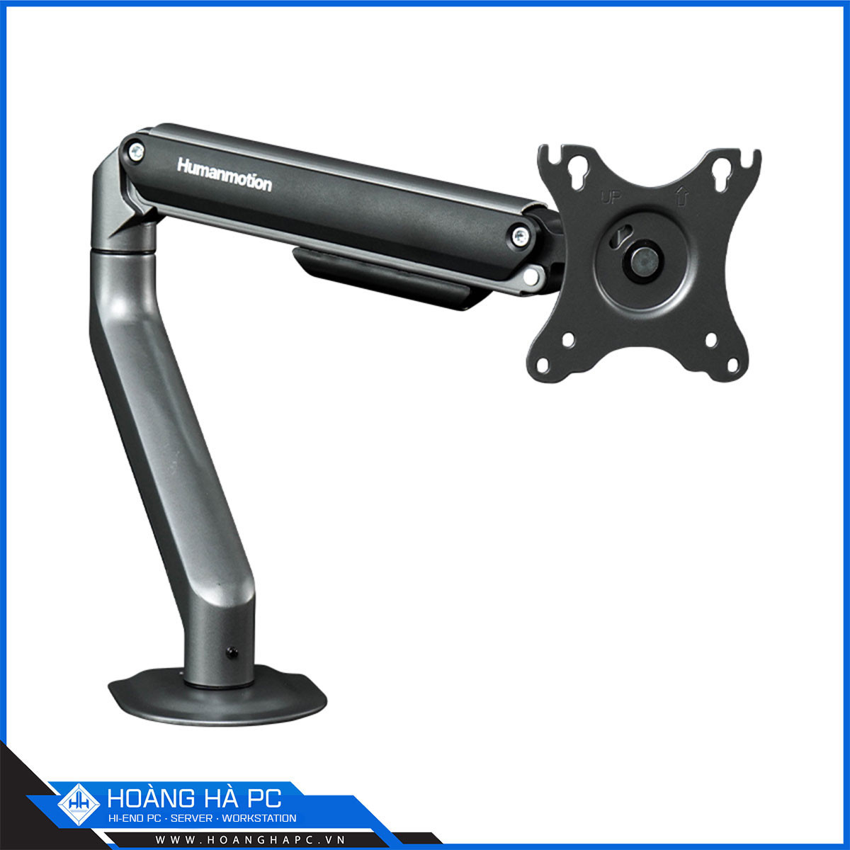 Giá treo màn hình Humanmotion T6 Pro (1 màn hình/ 22 - 32inch/ Xám đen/ Gắn bàn)-5