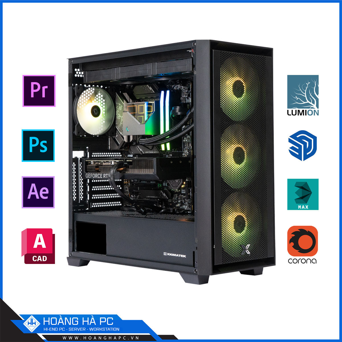 HHPC CORE i9 14900K | 64G DDR5 | NVIDIA RTX 4070 Ti 12G