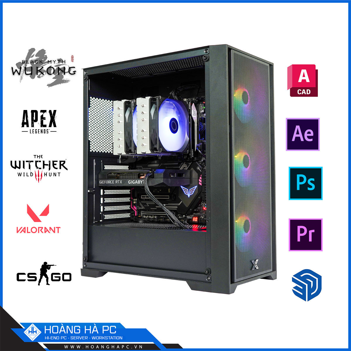 HHPC RYZEN 9 7900X | 16G | NVIDIA RTX 3060 12GB