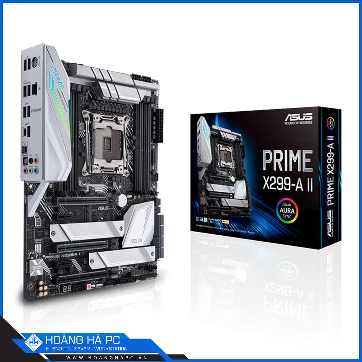 Mainboard ASUS PRIME X299-A II (Intel X299, LGA 2066, ATX, 8 Khe Cắm Ram DDR4)