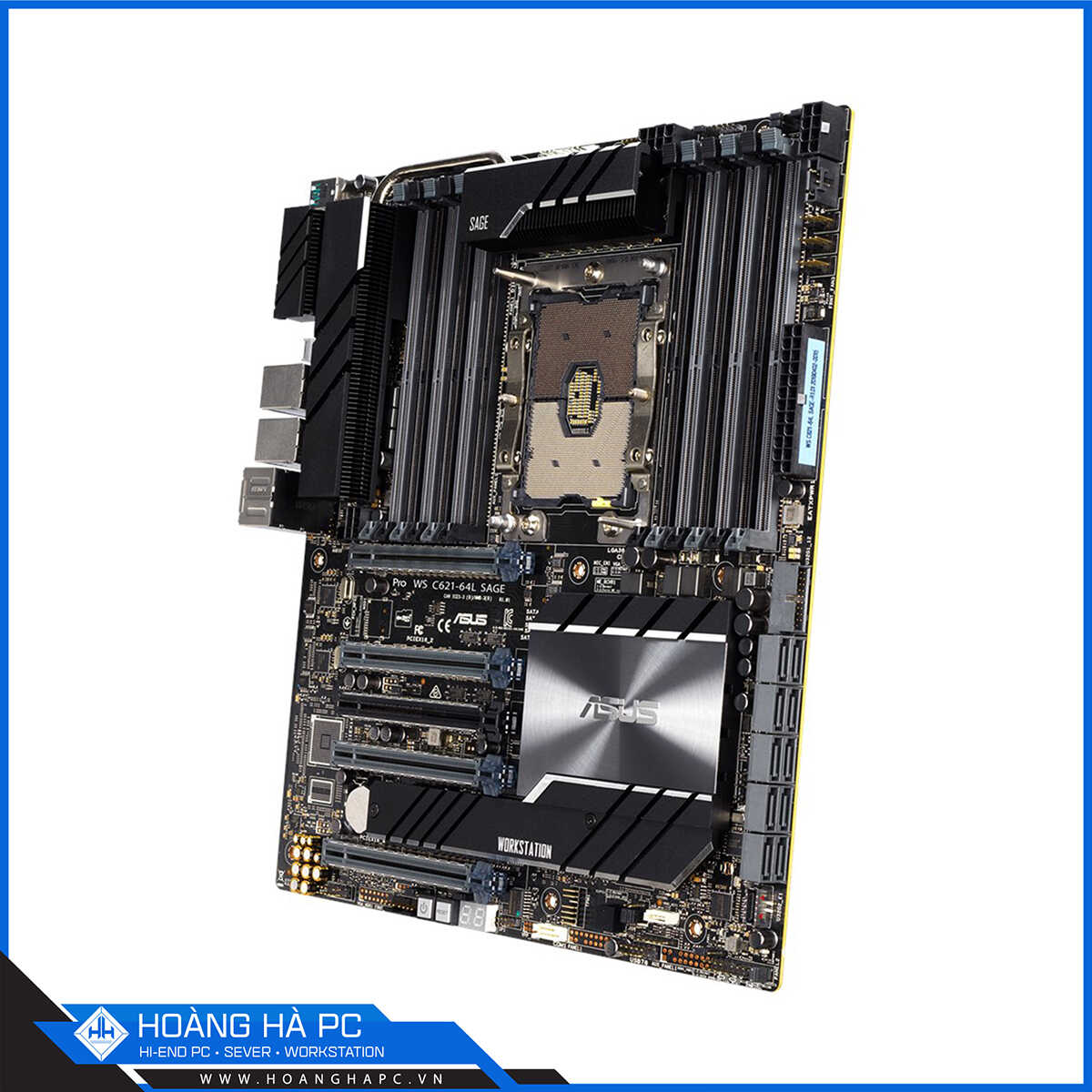 Mainboard ASUS Pro WS C621-64L SAGE (Intel C621, LGA 3647, ATX, 8 Khe Cắm Ram DDR4)-6