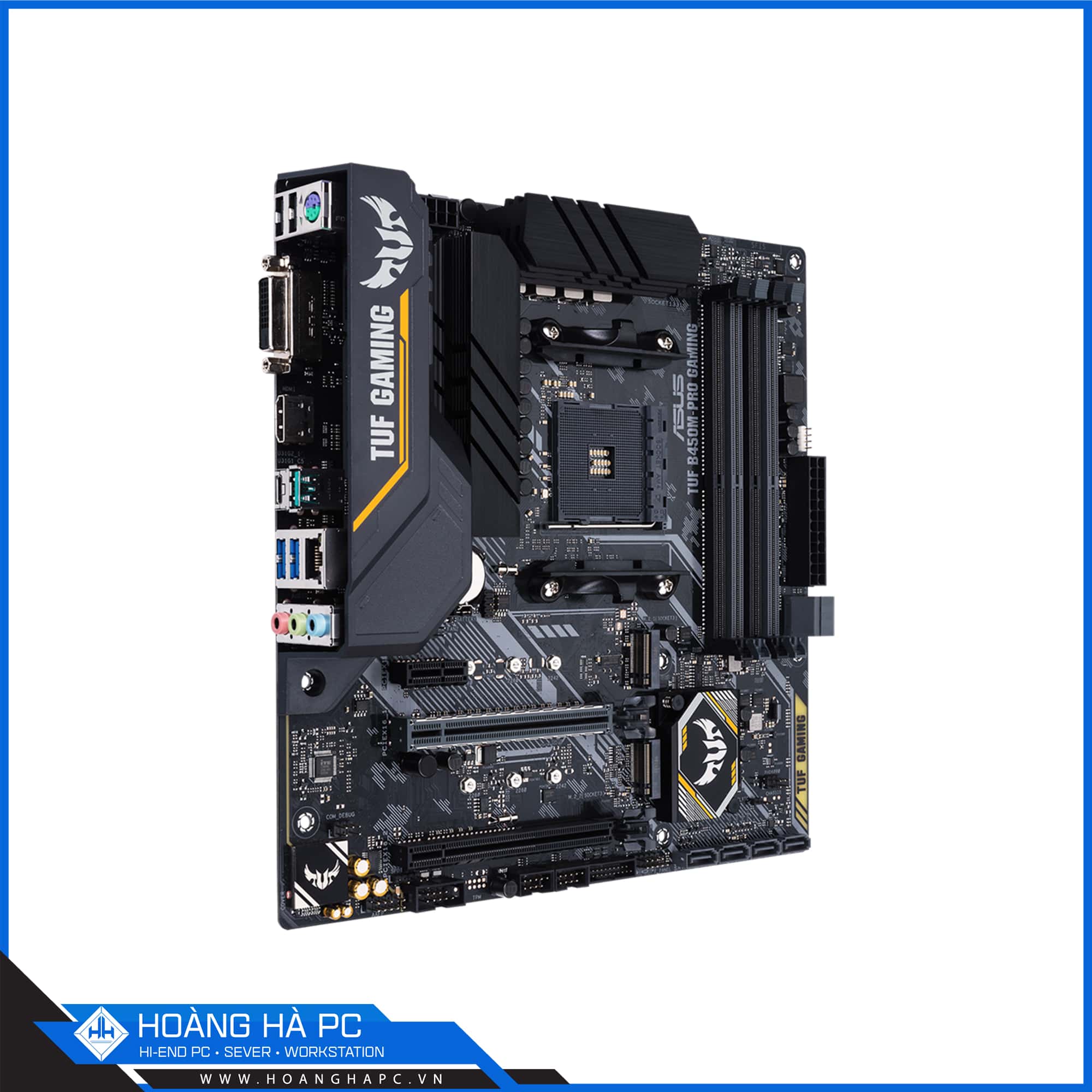 Mainboard Asus TUF B450M PRO GAMING (AMD B450, Socket AM4, M-ATX, 4 Khe Cắm Ram DDR4)-4