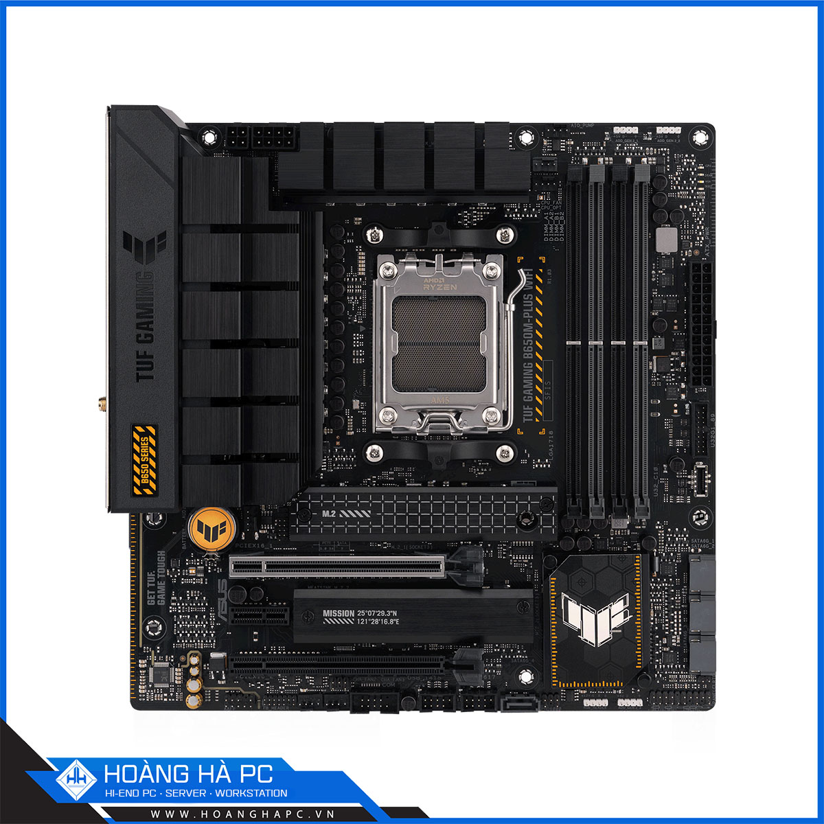 Mainboard ASUS TUF GAMING B650M-PLUS WIFI (AMD B650, Socket AM5, m-ATX, 4 khe RAM DDR5)-2