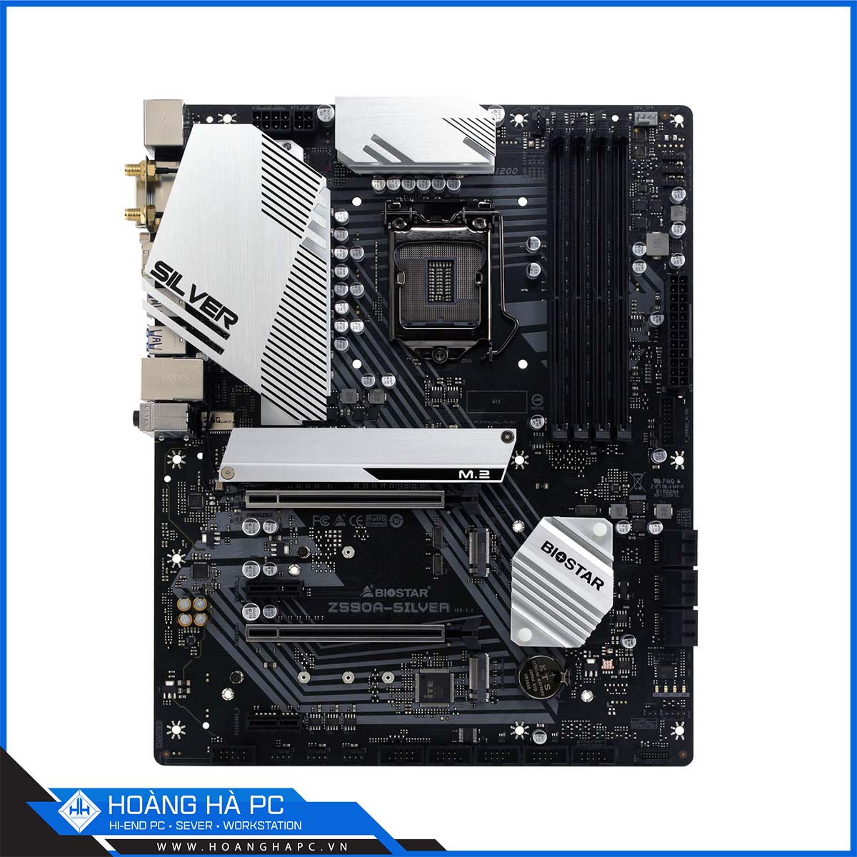 Mainboard BIOSTAR Z590A-SILVER (Intel Z590, LGA 1200, ATX, 4 Khe Cắm Ram DDR4)-2