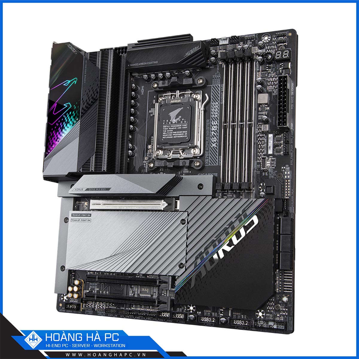 Mainboard GIGABYTE X670E AORUS MASTER (AMD X670, Socket AM5, ATX, 4 Khe Cắm Ram DDR5)-4