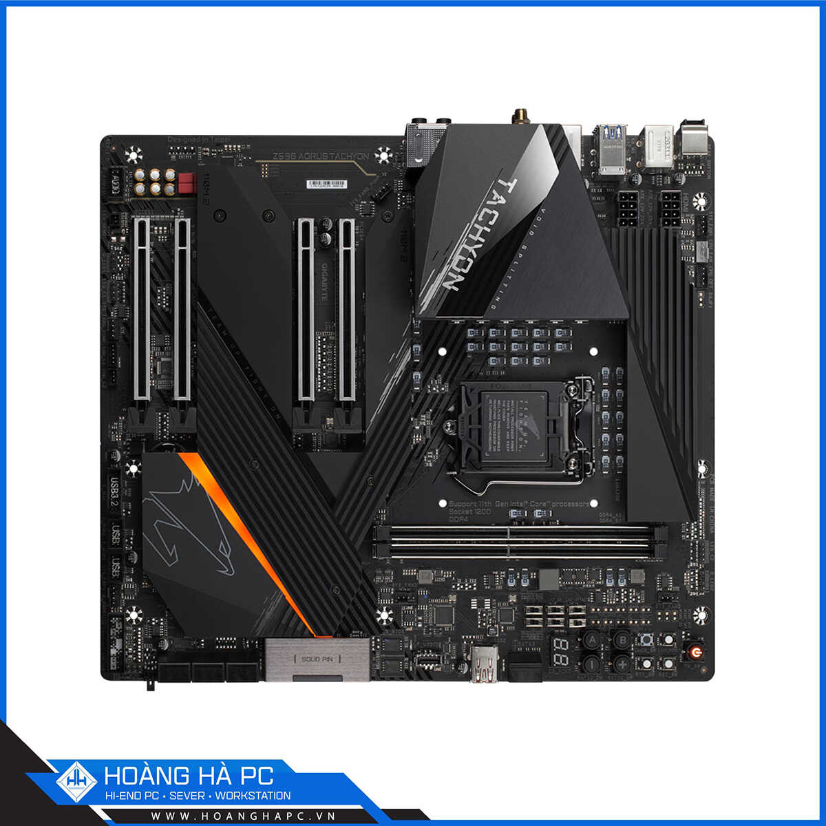 Mainboard Gigabyte Z590 AORUS TACHYON (Intel Z590, Socket 1200, ATX, 2 khe Ram DDR4)-3