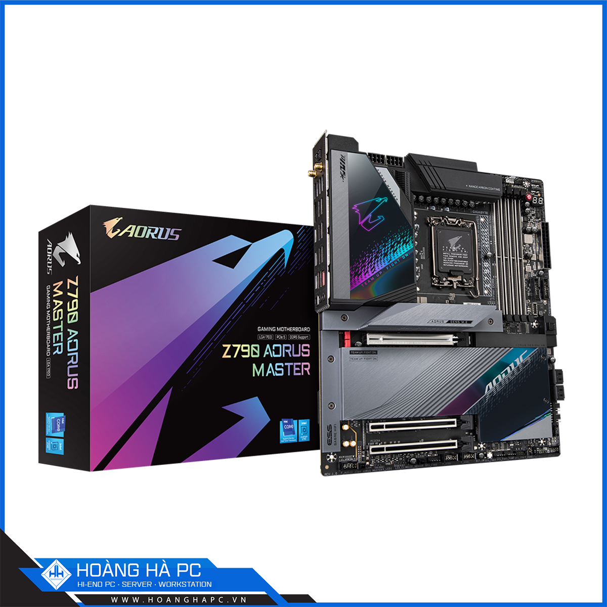 Mainboard Gigabyte Z790 AORUS MASTER DDR5 (Intel Z790, Socket LGA1700, E-ATX, 4 khe RAM DDR5)