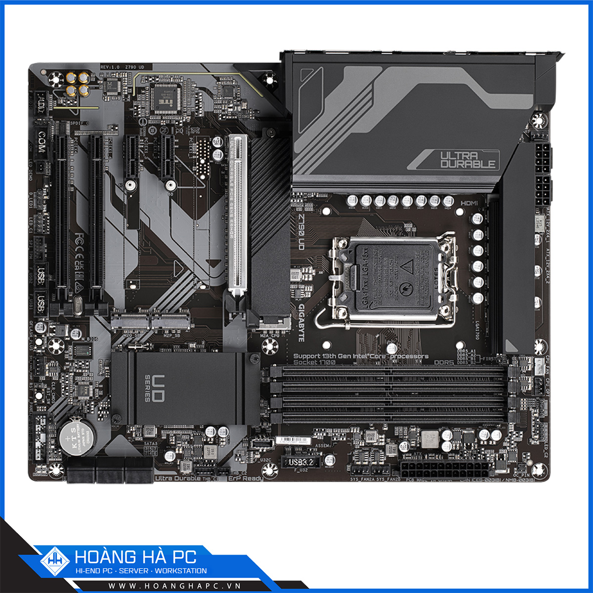 Mainboard Gigabyte Z790 UD (Intel Z790, Socket LGA1700, ATX, 4 khe RAM DDR5)-5