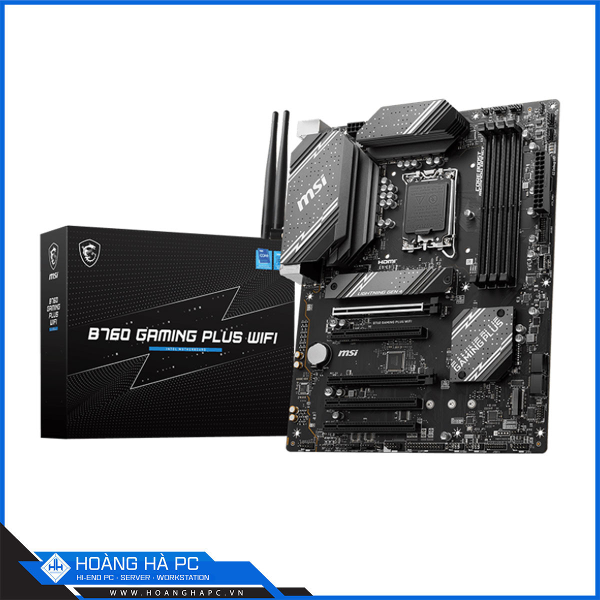 Mainboard MSI B760 GAMING PLUS WIFI DDR5 (Intel B760, LGA1700, ATX, 4 khe RAM)