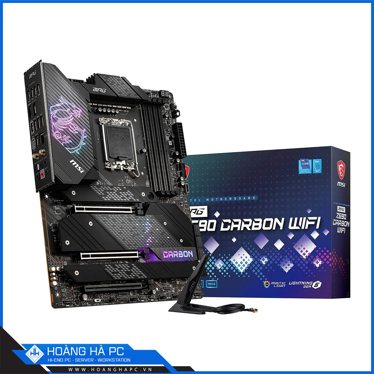 Mainboard MSI MPG Z690 CARBON WIFI DDR5 (Intel Z690, Socket 1700, ATX, 4 khe RAM DDR5)