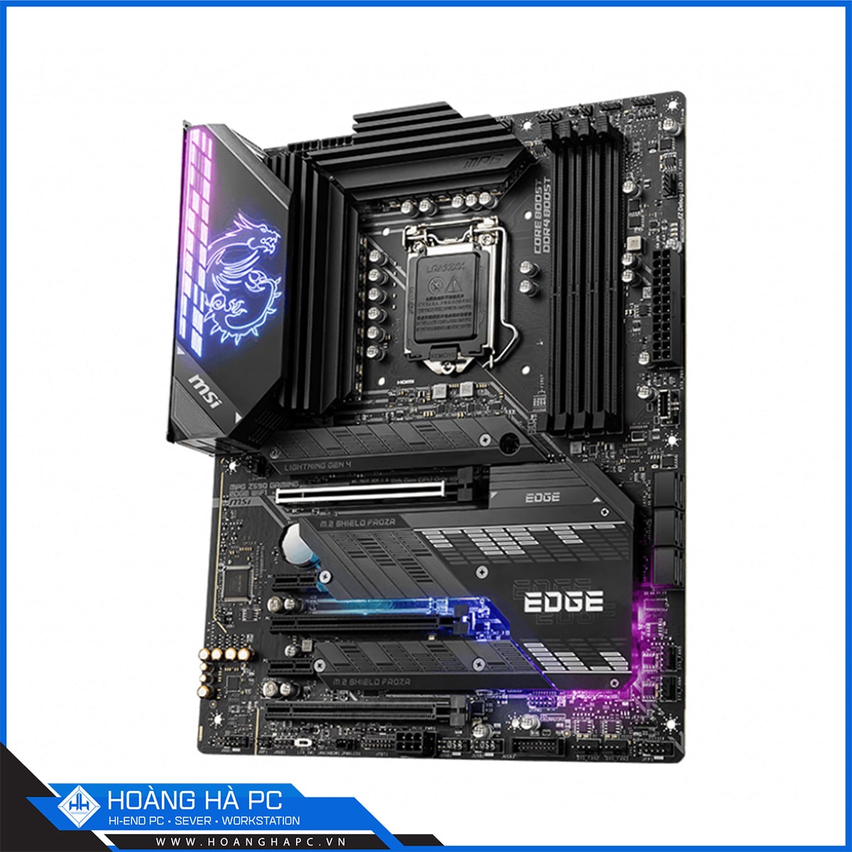 Mainboard MSI Z590 GAMING EDGE WIFI (Intel Z590, Socket 1200, ATX, 4 khe Ram DDR4)-3