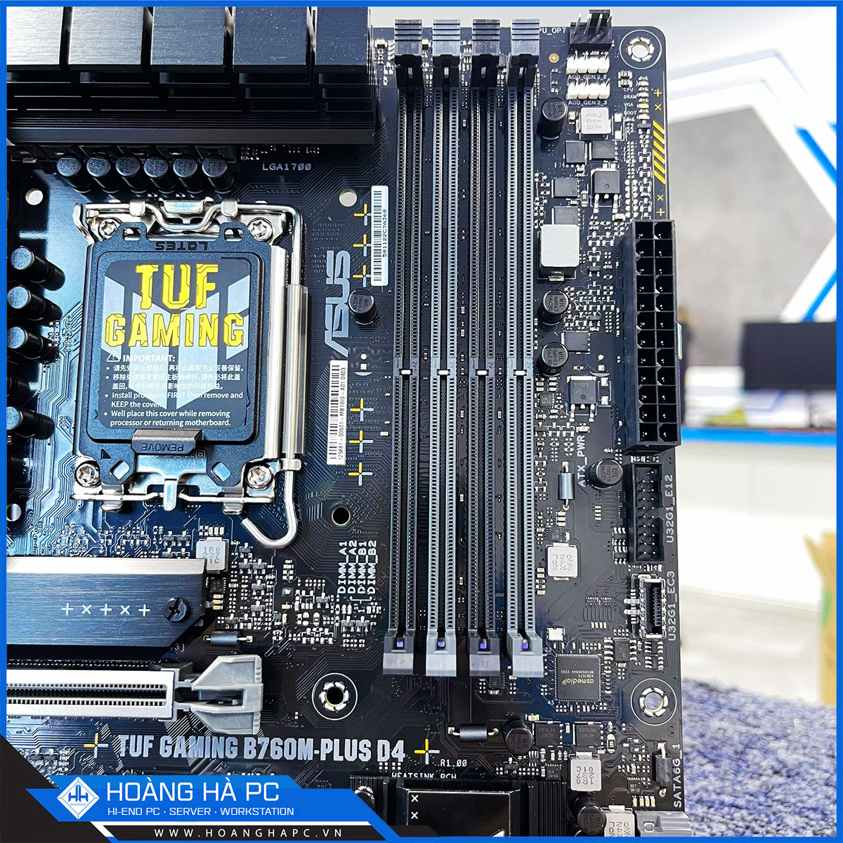 Mainboard ASUS TUF GAMING B760M-PLUS D4 (Intel B760, Socket LGA1700, mATX, 4 khe Ram DDR4)-5
