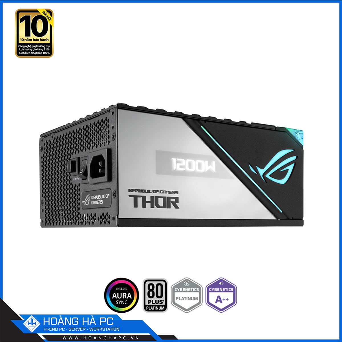 Nguồn Asus ROG THOR 1200P2 GAMING 1200W (80 Plus Platinum/ Full Modular/ PCIe 5.0)-2