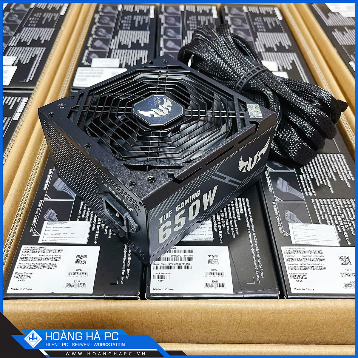 Nguồn Asus TUF Gaming 650W Bronze (80 Plus Bronze/Non Modular/Màu Đen)