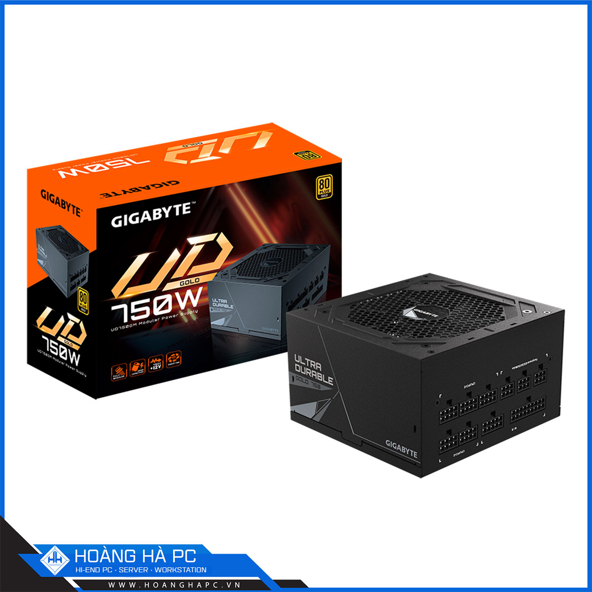 Nguồn Gigabyte GP-UD750GM 750W (80 Plus Gold/Full Modular)