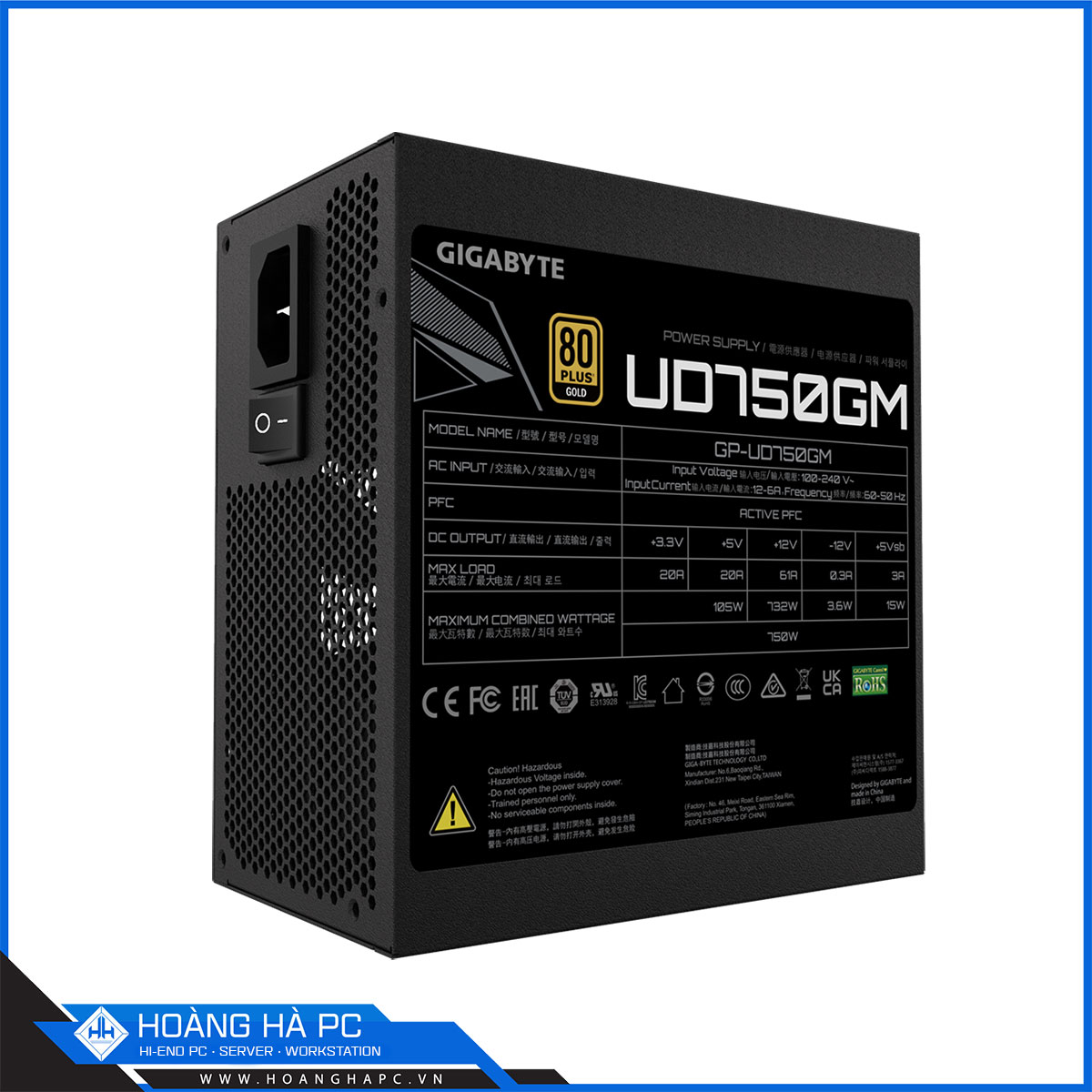 Nguồn Gigabyte GP-UD750GM 750W (80 Plus Gold/Full Modular)-3