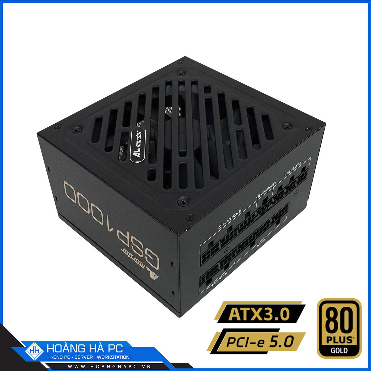 Nguồn máy tính ALmordor GSP 1000W - ATX 3.0 | PCIE 5.0 Black (80 Plus Gold/ Full Modular/ Màu Đen)