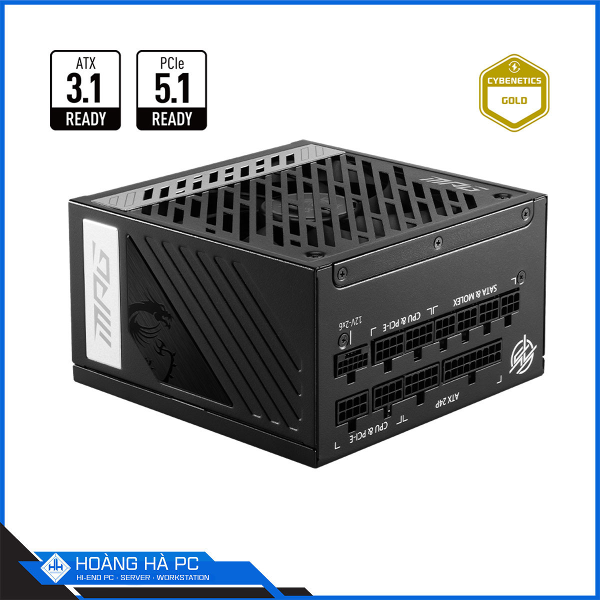 Nguồn MSI MPG A850G PCIE5 850W (80 Plus Gold/ Full Modular/ PCIE Gen 5 )