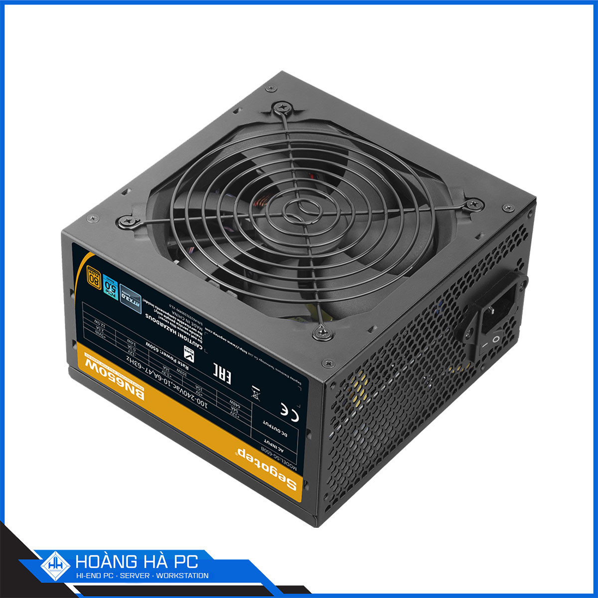 Nguồn Segotep BN650W 80 Plus Bronze | ATX 3.0 | PCIe 5.0-4