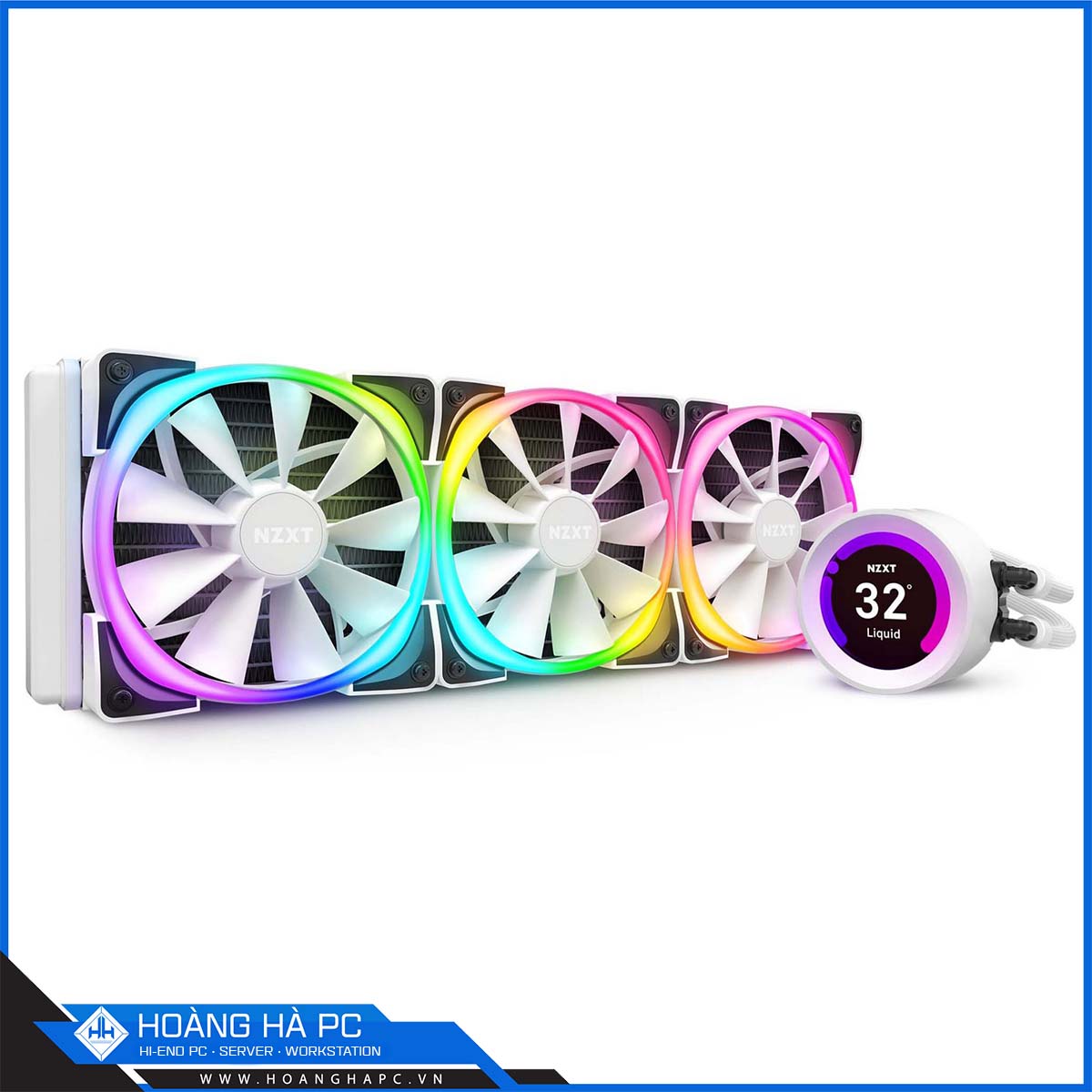 Tản nhiệt nước NZXT Kraken Z73 RGB White (RL-KRZ73-RW)