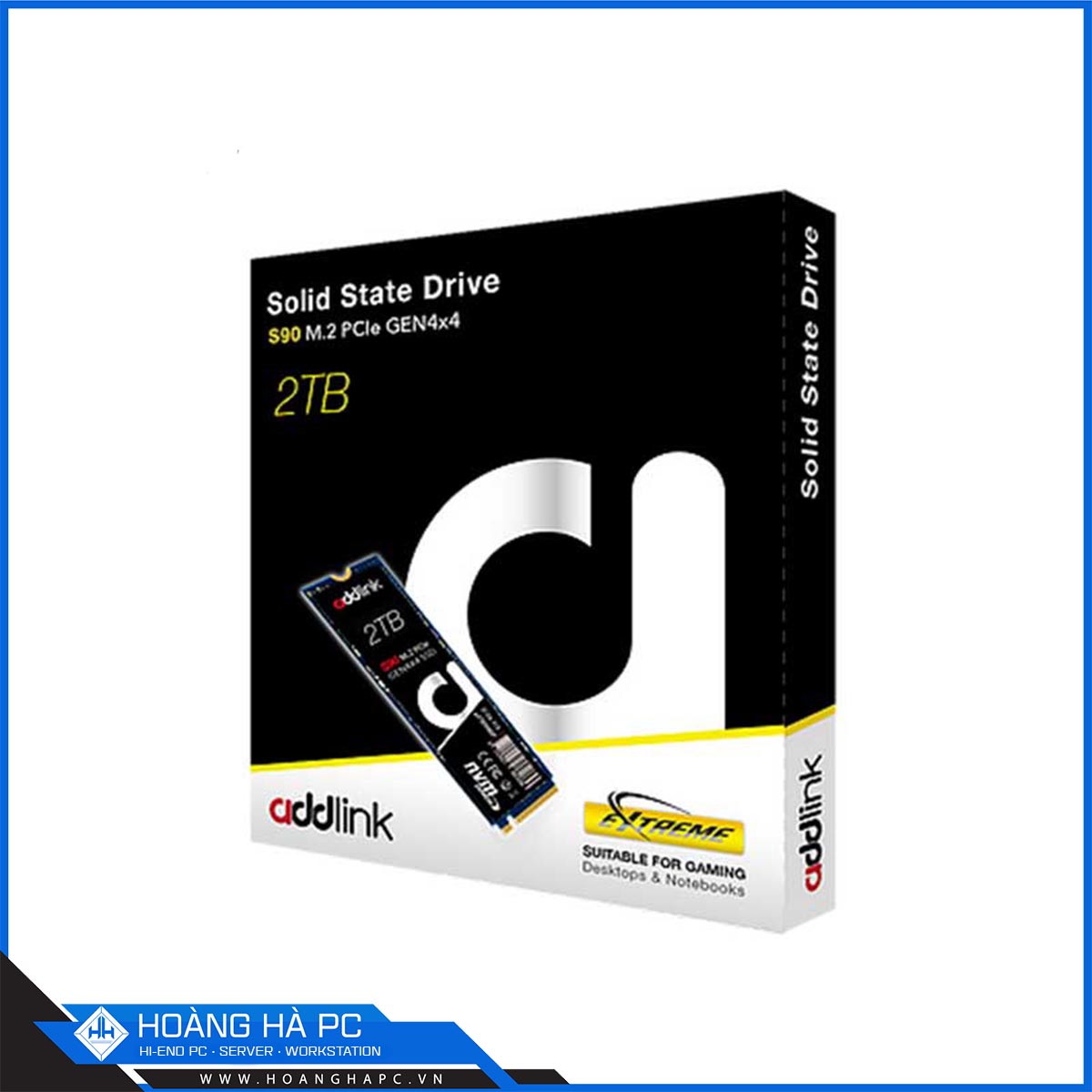 Ổ cứng SSD 2TB Addlink S90 M.2 2280 PCle Gen4x4 TLC (Đọc 5000MB/s - Ghi 4400MB/s)-2