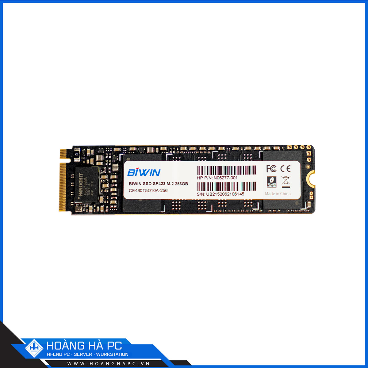Ổ cứng SSD HP BIWIN SP423 256GB M.2 2280 PCIe 3.0x4 (Đọc: 3315MB/s - Ghi: 1772MB/s)