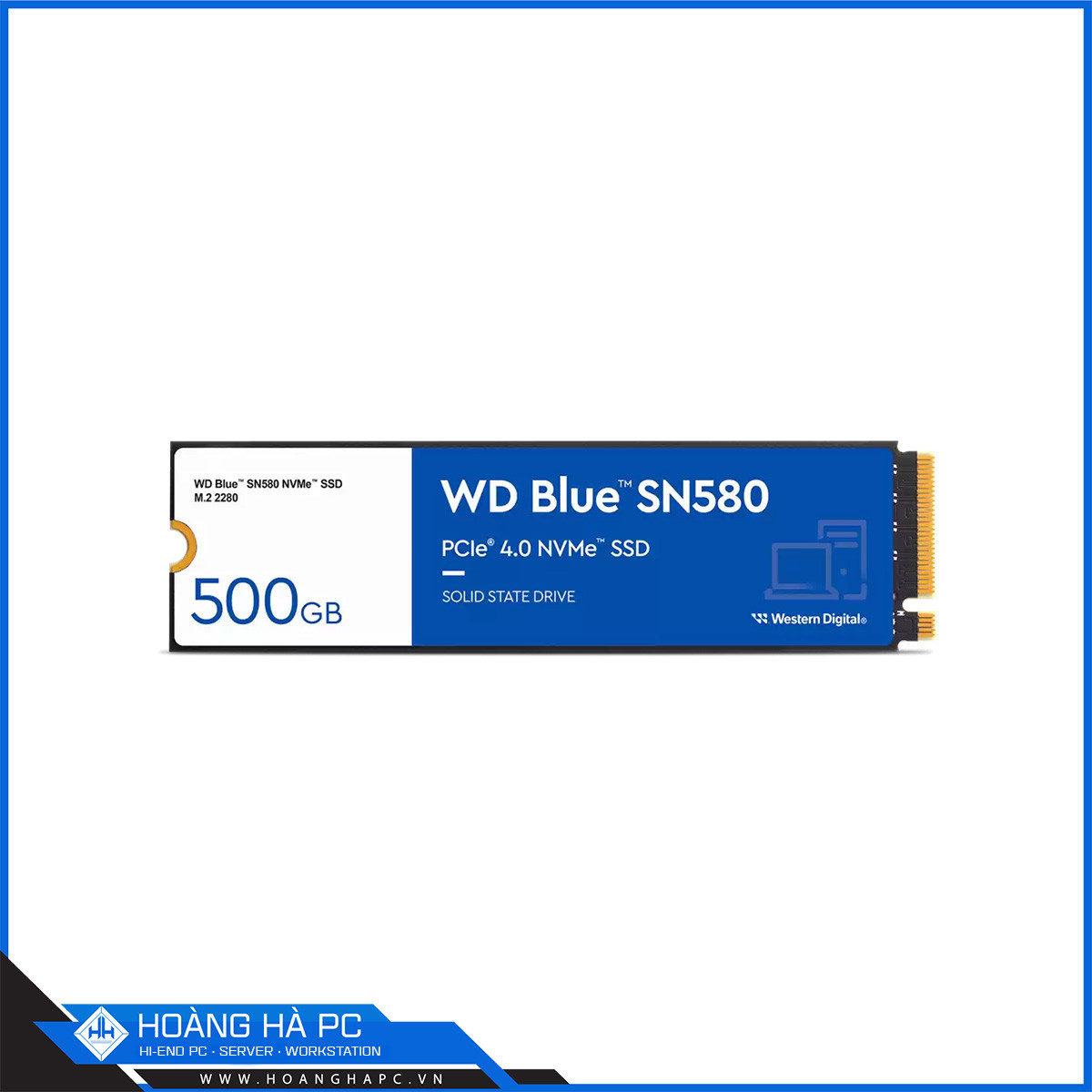 Ổ cứng SSD WD Blue SN580 500GB M.2 2280 PCIe 4x4 NVMe (Đọc 4000MB/s - Ghi 3600MB/s)