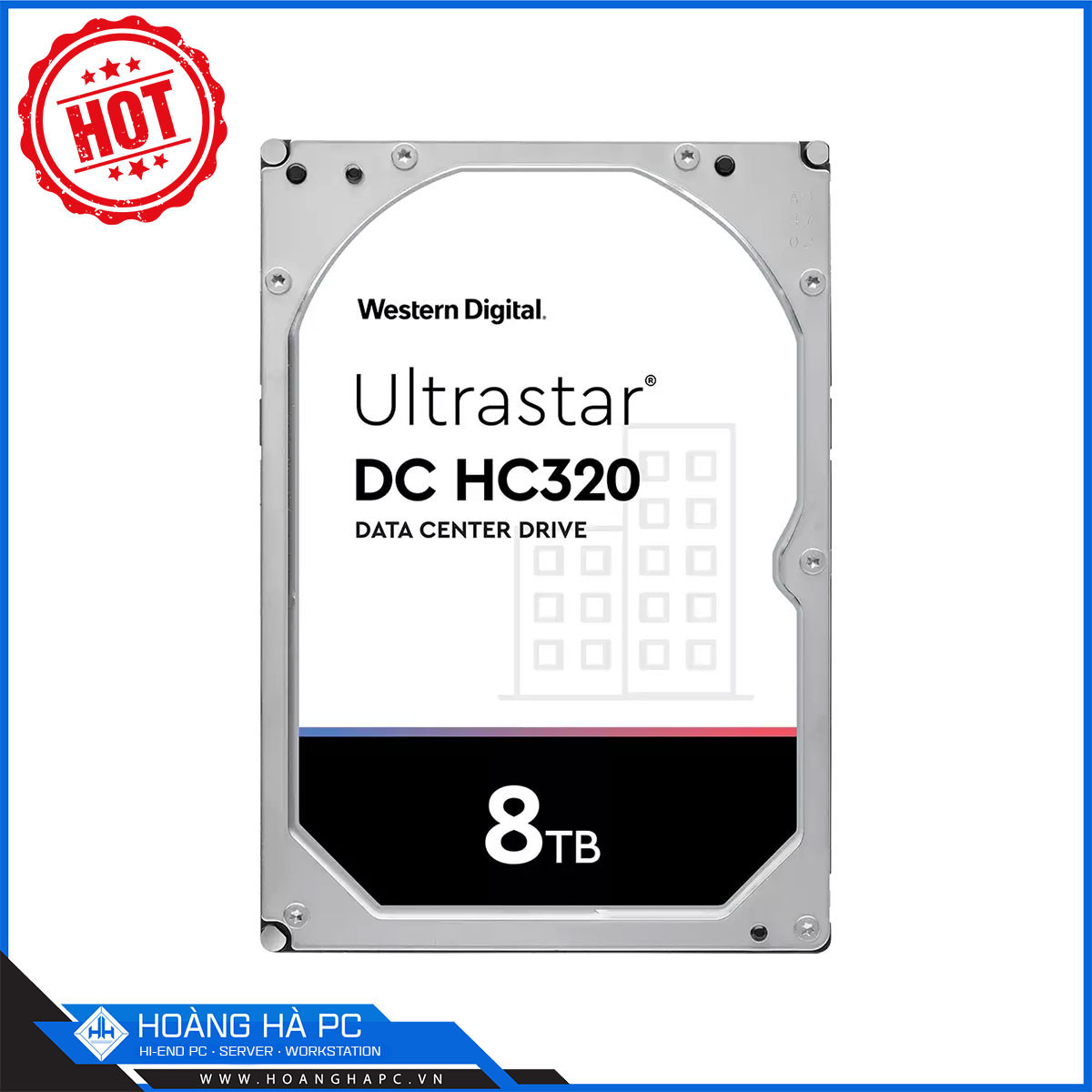 Ổ Cứng HDD Western Ultrastar DC HC320 8TB (3.5 inch, Sata 6Gb/s, 256MB Cache, 7200rpm)