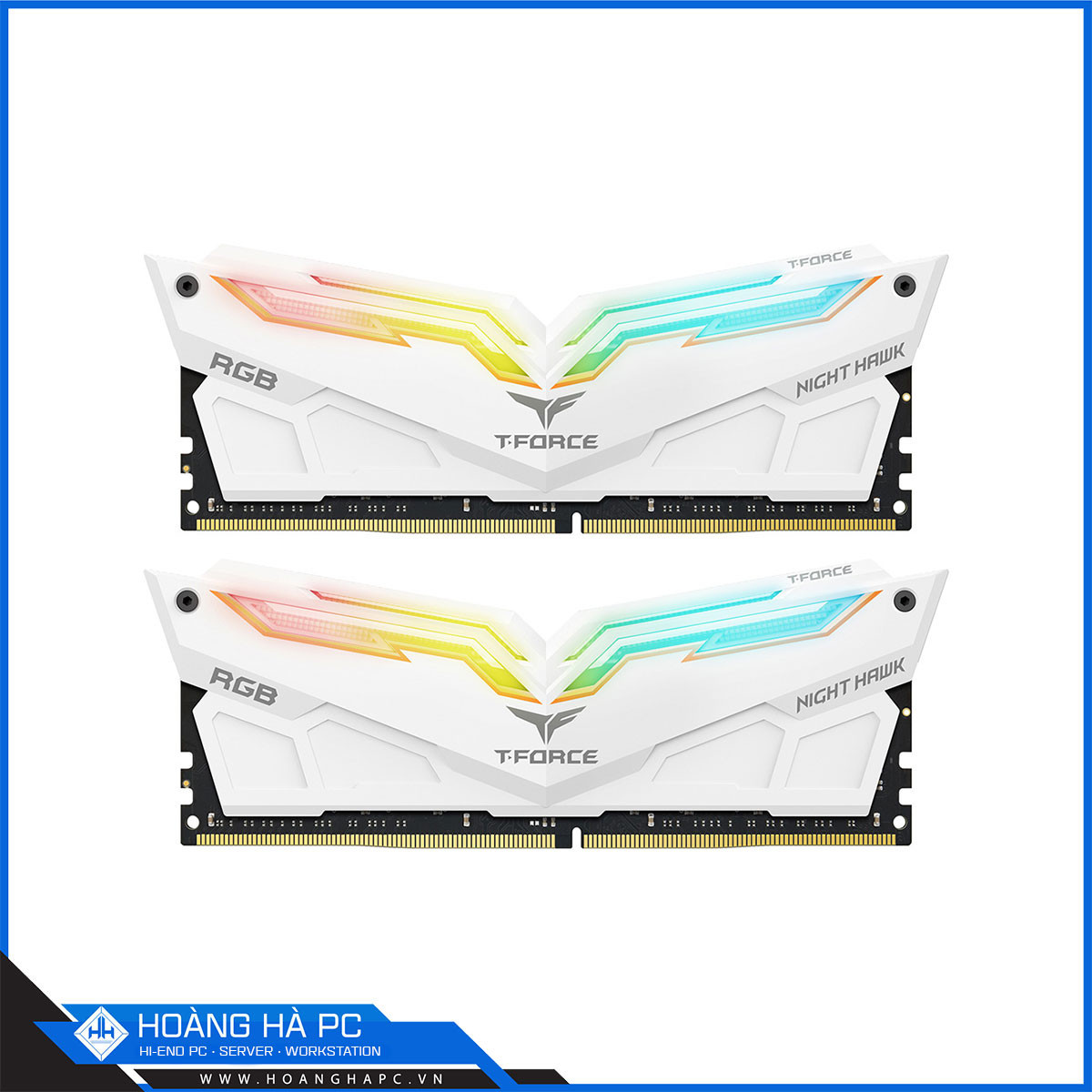RAM DDR4 TEAMGROUP T-FORCE NIGHT HAWK RGB 64GB 3200MHz (2x32GB) WHITE 