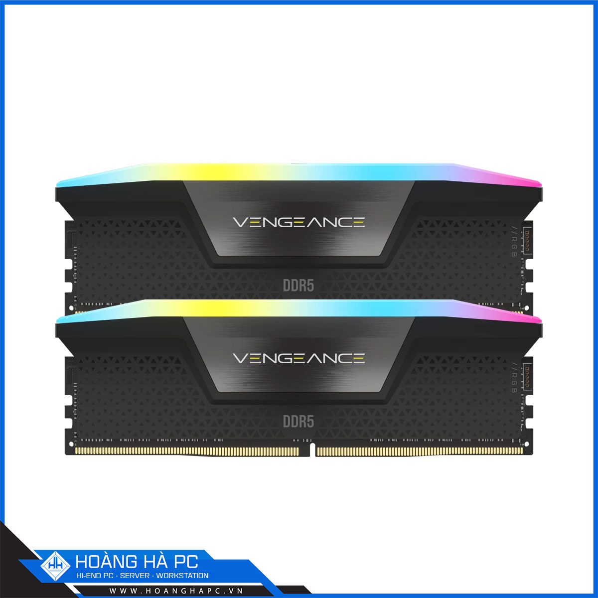 RAM DDR5 CORSAIR VENGEANCE RGB 64GB 6400MHz (2x32GB) C32 BLACK-3