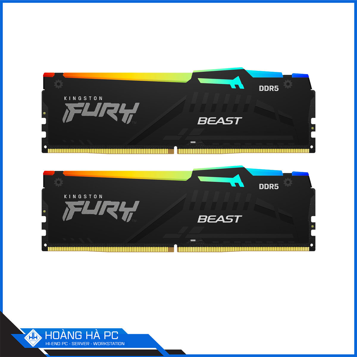 RAM DDR5 KINGSTON FURY BEAST RGB 64GB 5600MHz (2x32GB)