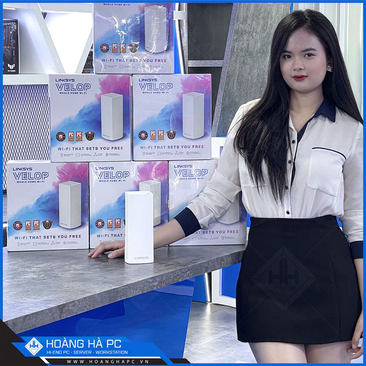 Router Wifi Linksys Velop Home Mesh System WHW0301- 1 Pack (AC2200)-2