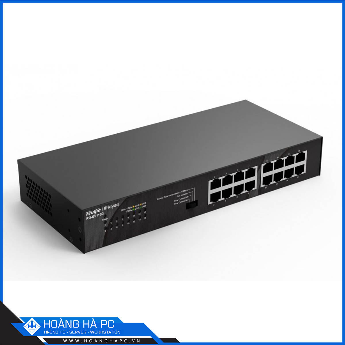 Switch Ruijie Reyee RG-ES116G 16-Port 10/100/1000 Mbps