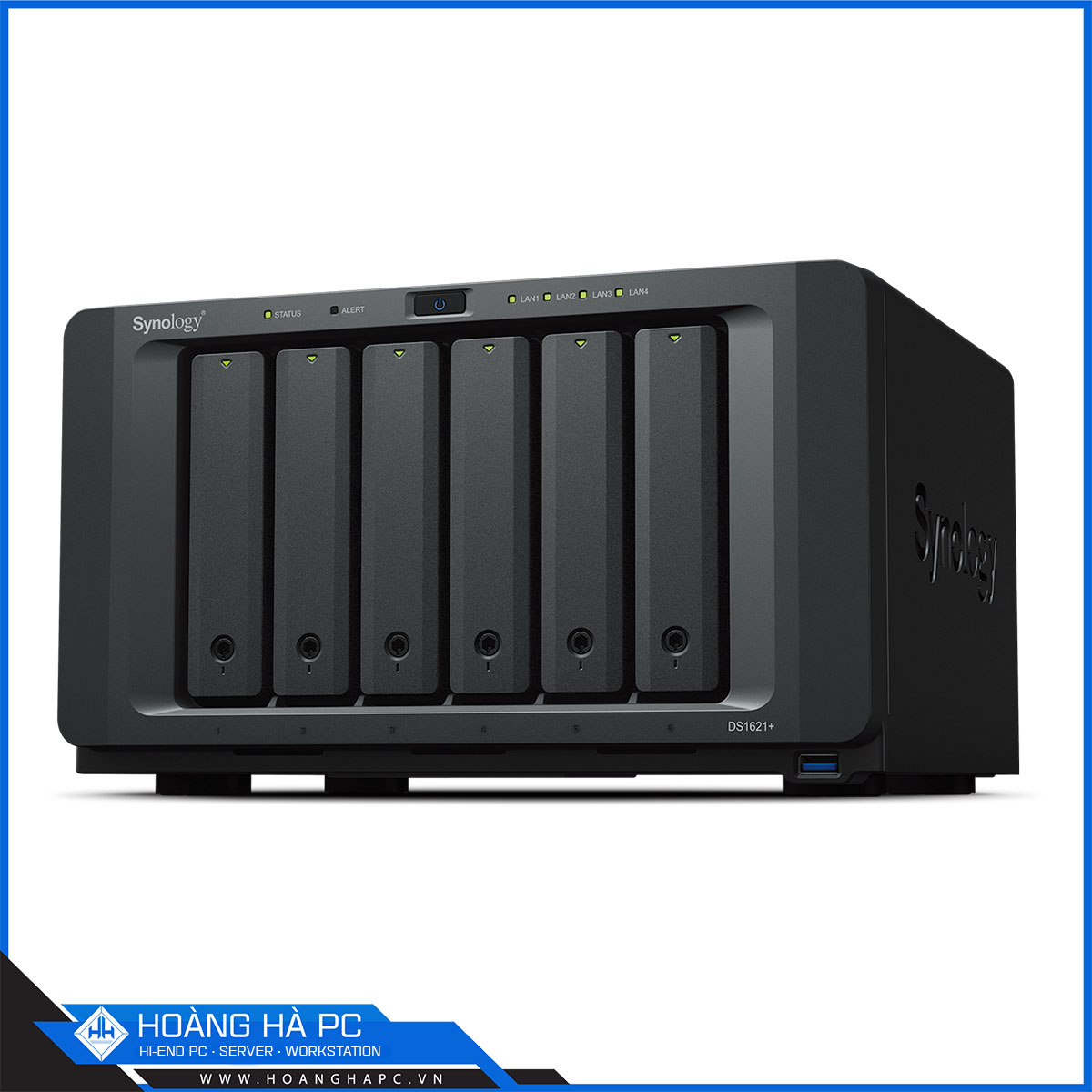 Thiết bị lưu trữ mạng Synology DS1621+ (Chưa có ổ cứng)