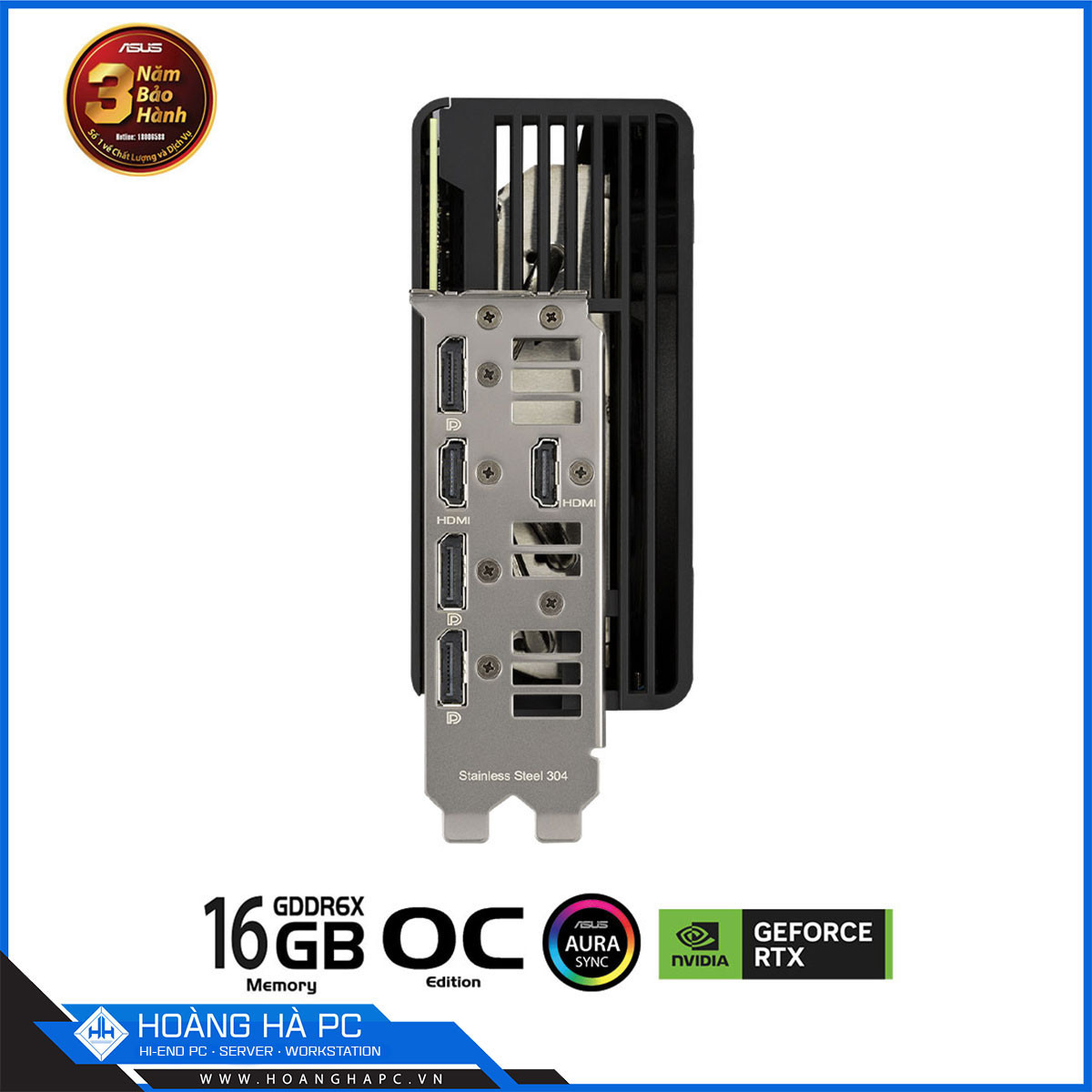 VGA ASUS ROG STRIX RTX 4070 Ti SUPER 16GB GDDR6X OC (256-bit, HDMI + DP, 1 x 16-pin)-9
