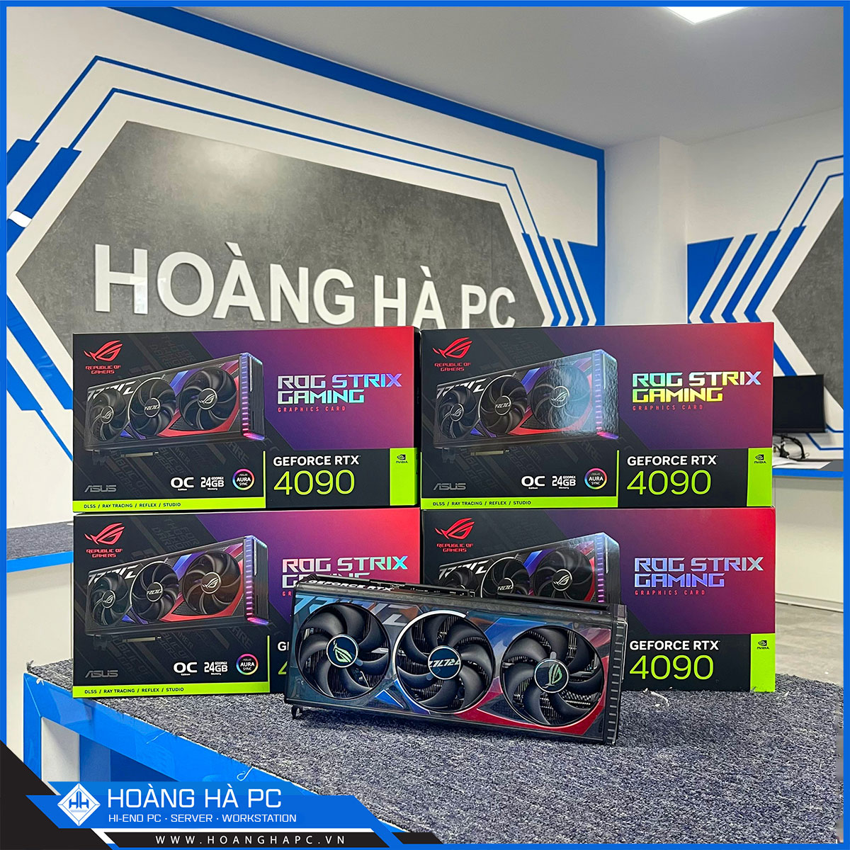 VGA Asus ROG STRIX RTX 4090 O24G GAMING (24GB GDDR6X, 384-bit, HDMI +DP, 1 x 16-pin)-3