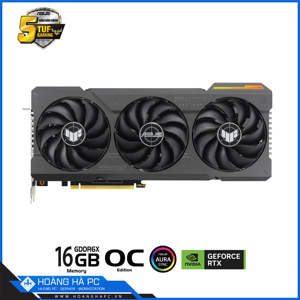 VGA ASUS TUF RTX 4070 Ti SUPER 16GB GDDR6X OC (256-bit, HDMI + DP, 1 x 16-pin)-2