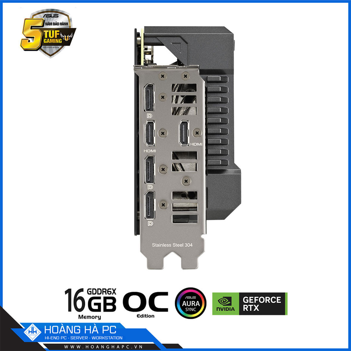 VGA ASUS TUF RTX 4070 Ti SUPER 16GB GDDR6X OC (256-bit, HDMI + DP, 1 x 16-pin)-9