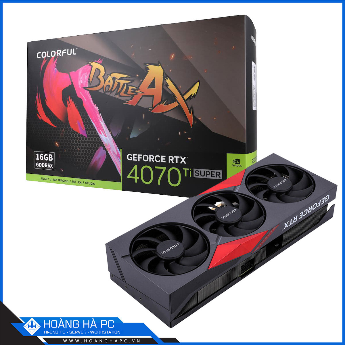 VGA COLORFUL RTX 4070 Ti SUPER NB EX 16GB-V (GDDR6X, 256-bit, HDMI + DP, 1 x 16-pin)