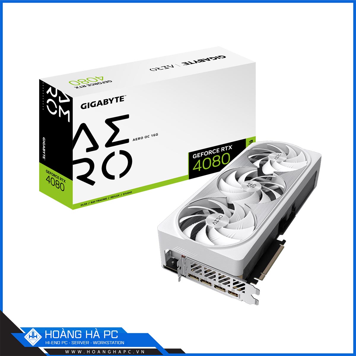 VGA Gigabyte RTX 4080 16GB AERO OC (16GB GDDR6X, 256-bit, HDMI +DP, 1x16-pin)