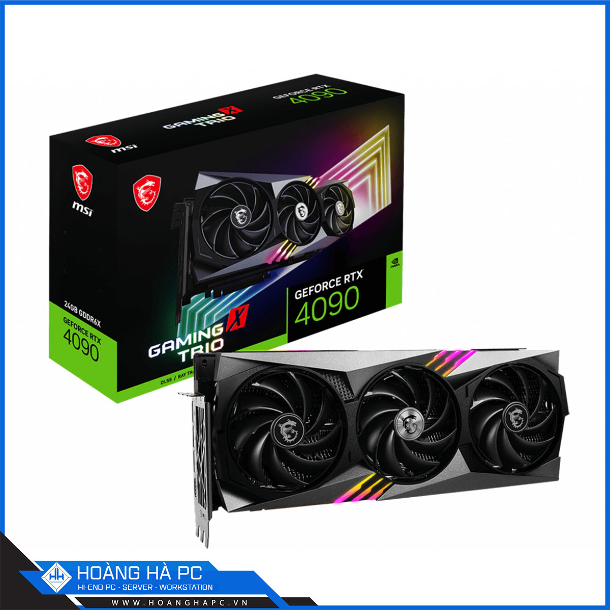 VGA MSI RTX 4090 GAMING X TRIO (24GB GDDR6X, 384-bit, HDMI +DP, 1x16-pin)